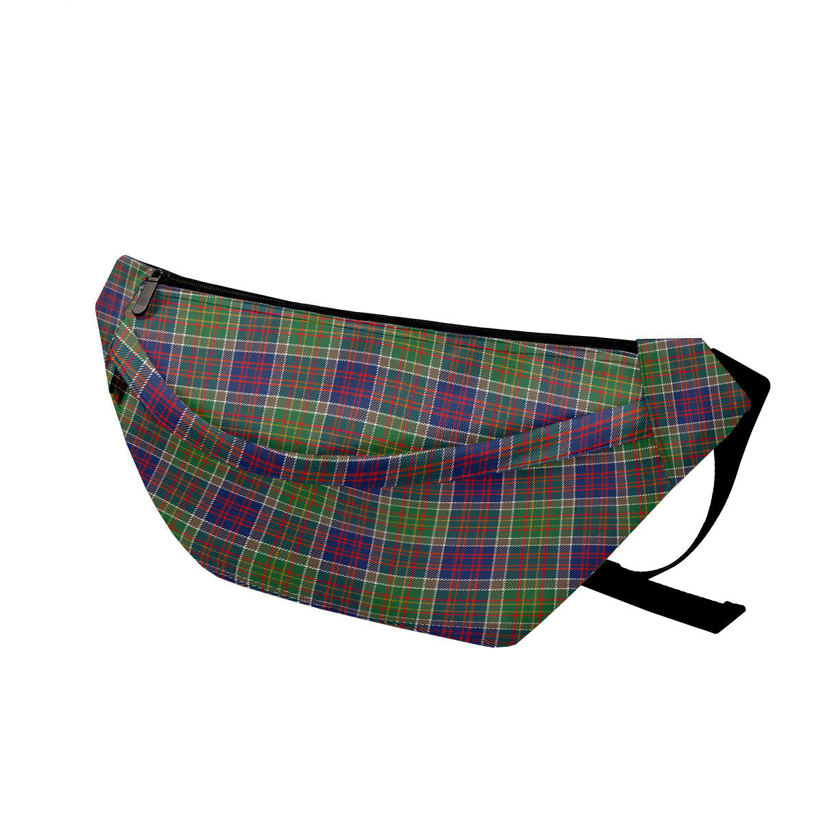 ScotsTee Shop Scottish Bowie Modern Clan Tartan Fanny Pack Plaid Waist Bag
