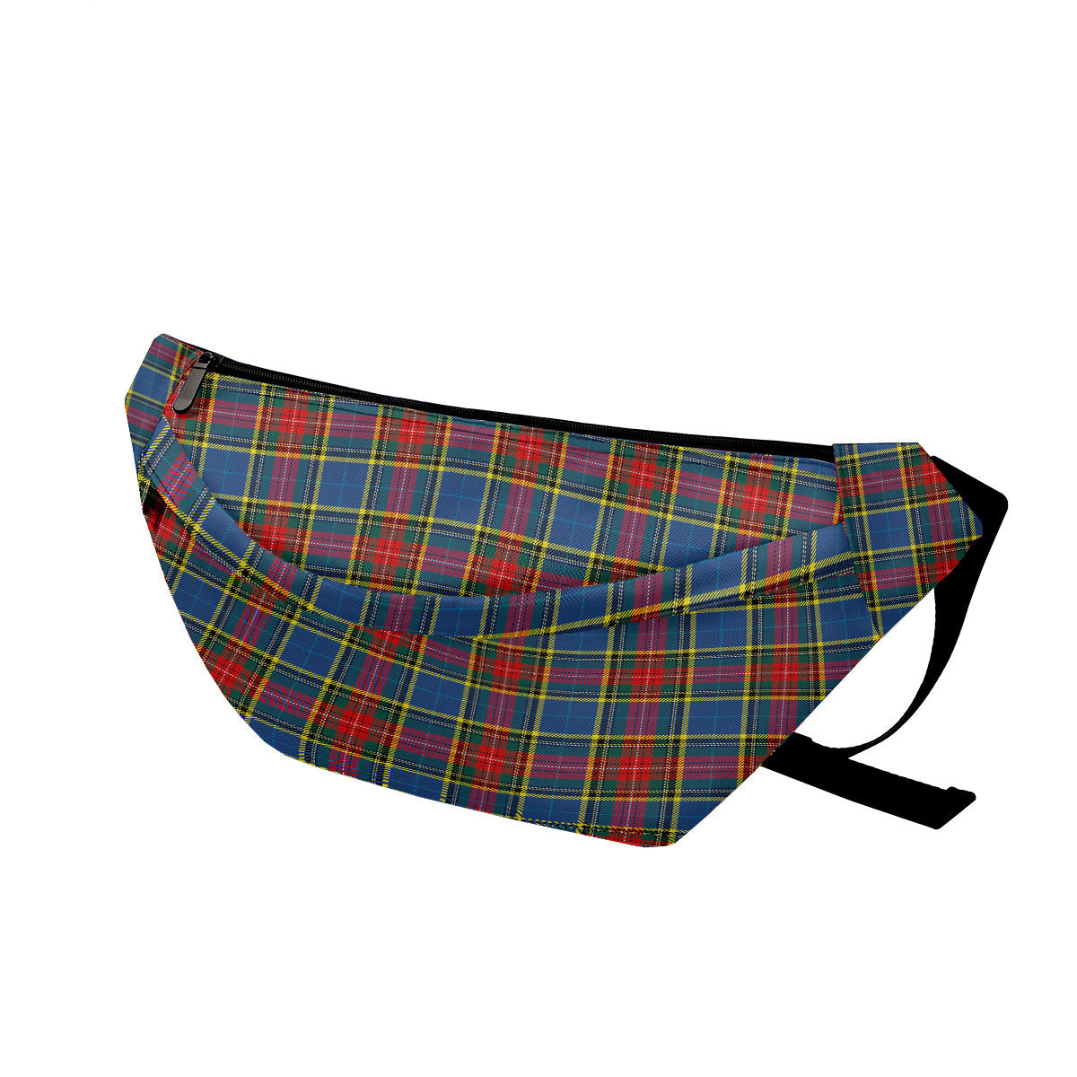 ScotsTee Shop Scottish Bethune Modern Clan Tartan Fanny Pack Plaid Waist Bag