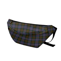 ScotsTee Shop Scottish Bowie Black Clan Tartan Fanny Pack Plaid Waist Bag