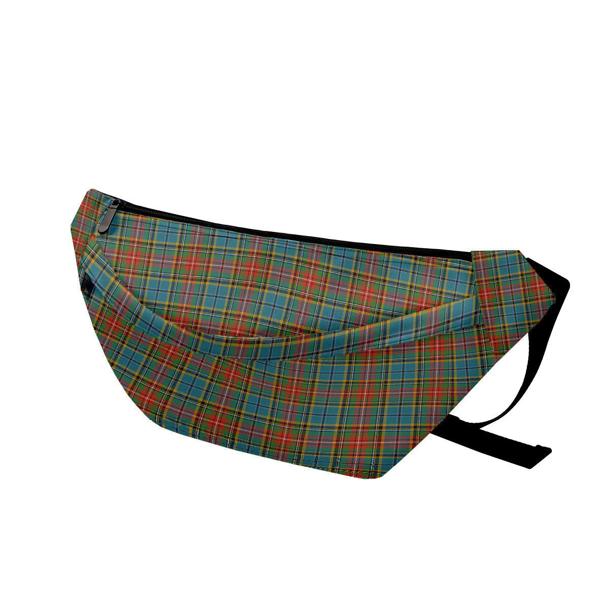 ScotsTee Shop Scottish Beattie (Beatty) Ancient Clan Tartan Fanny Pack Plaid Waist Bag