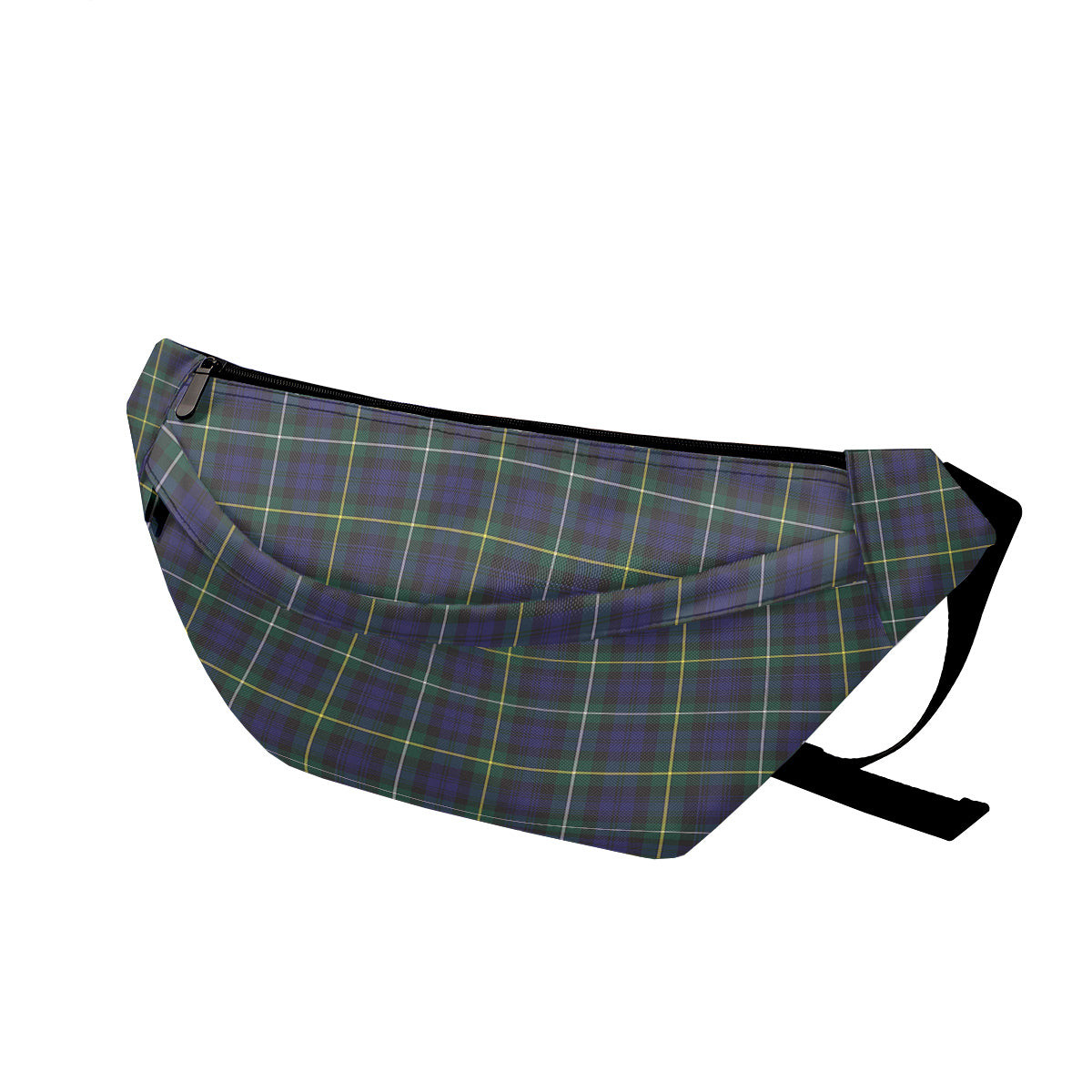 ScotsTee Shop Scottish Campbell Argyll Modern Clan Tartan Fanny Pack Plaid Waist Bag