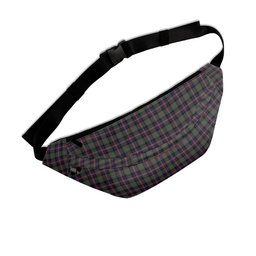 ScotsTee Shop Scottish Cameron Highlanders of Ottawa Clan Tartan Fanny Pack Plaid Waist Bag