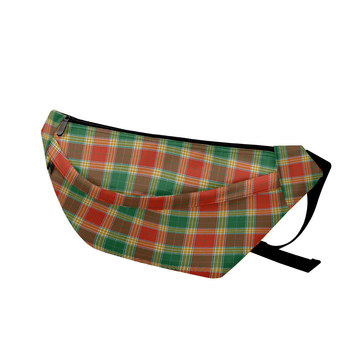 ScotsTee Shop Scottish Gibbs Ancient Clan Tartan Fanny Pack Plaid Waist Bag