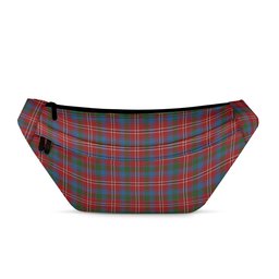 ScotsTee Shop Scottish Fitzgerald Red Clan Tartan Fanny Pack Plaid Waist Bag