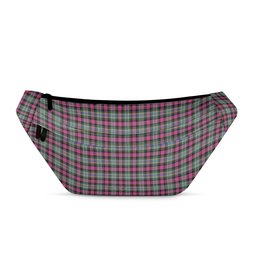 ScotsTee Shop Scottish Dundee Pink Variation Modern Clan Clan Tartan Fanny Pack Plaid Waist Bag