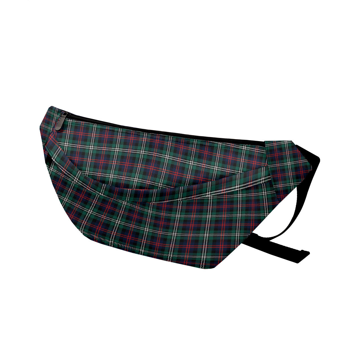 ScotsTee Shop Scottish Davidson Double Modern Clan Tartan Fanny Pack Plaid Waist Bag