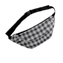 ScotsTee Shop Scottish Douglas Grey Ancient Clan Tartan Fanny Pack Plaid Waist Bag