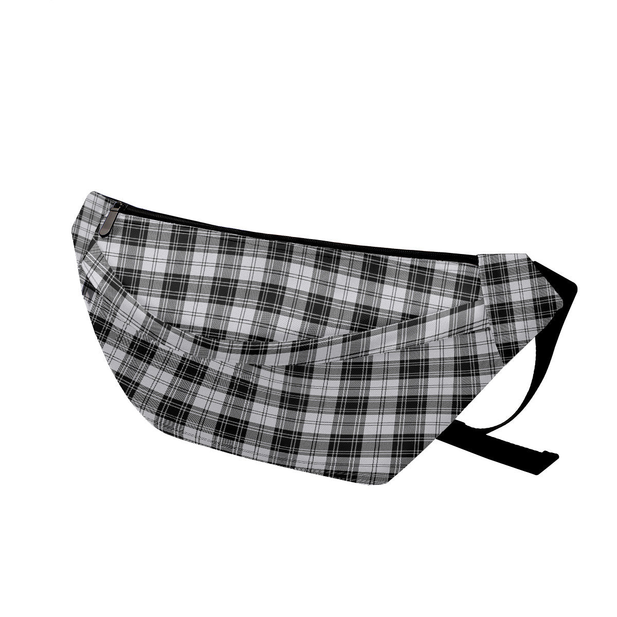 ScotsTee Shop Scottish Douglas Grey Ancient Clan Tartan Fanny Pack Plaid Waist Bag