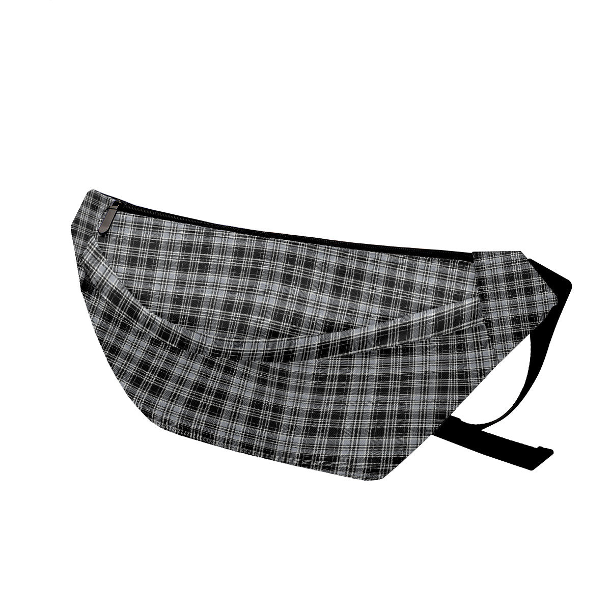 ScotsTee Shop Scottish Drummond Grey Ancient Clan Tartan Fanny Pack Plaid Waist Bag