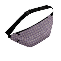 ScotsTee Shop Scottish Harris Lilac Clan Tartan Fanny Pack Plaid Waist Bag