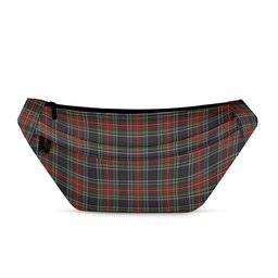 ScotsTee Shop Scottish Stewart Black Clan Tartan Fanny Pack Plaid Waist Bag