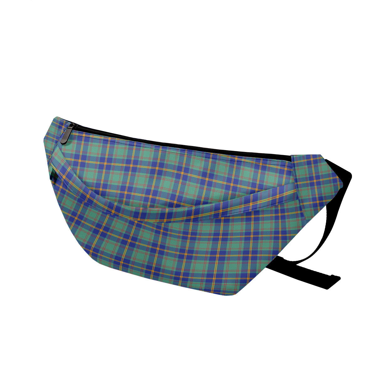ScotsTee Shop Scottish US Marine Clan Tartan Fanny Pack Plaid Waist Bag