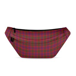 ScotsTee Shop Scottish Lovat or Fraser Clan Tartan Fanny Pack Plaid Waist Bag