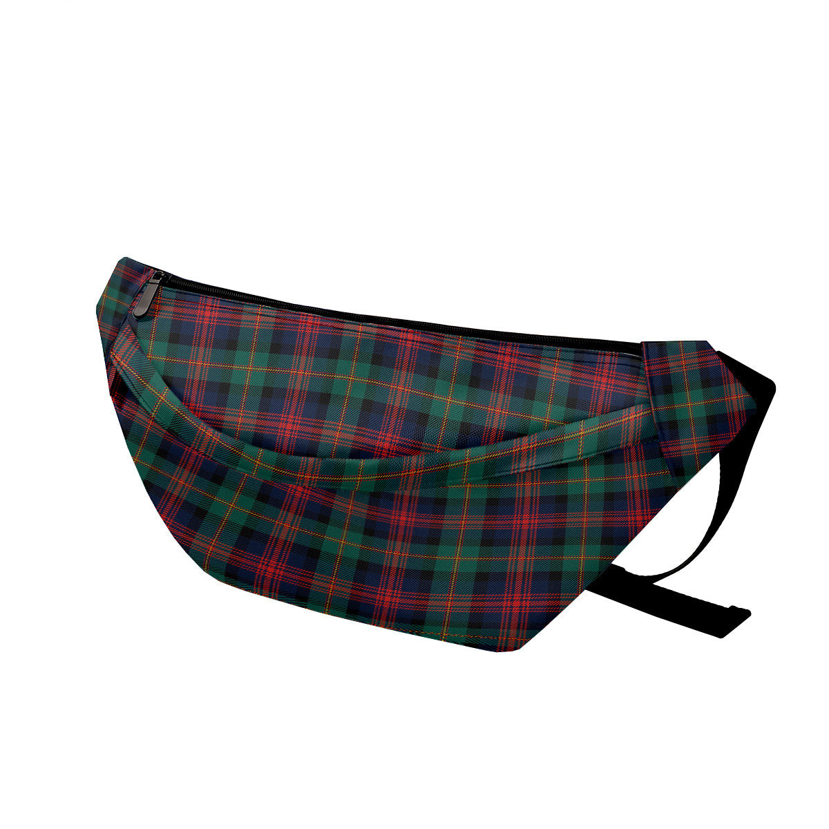 ScotsTee Shop Scottish MacLennan Modern Clan Tartan Fanny Pack Plaid Waist Bag