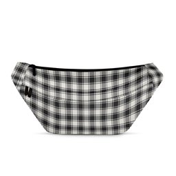 ScotsTee Shop Scottish McPhee B&W Modern Clan Tartan Fanny Pack Plaid Waist Bag