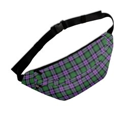 ScotsTee Shop Scottish MacArthur of Milton Ancient Clan Tartan Fanny Pack Plaid Waist Bag