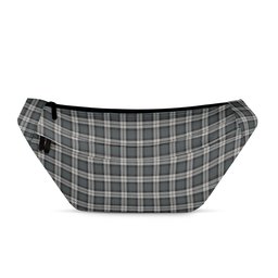ScotsTee Shop Scottish McCandlish Arisaid Grey Clan Tartan Fanny Pack Plaid Waist Bag