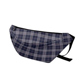 ScotsTee Shop Scottish Yokohama Takashimaya Blue Clan Tartan Fanny Pack Plaid Waist Bag
