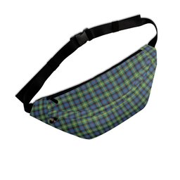 ScotsTee Shop Scottish Watson Ancient Clan Tartan Fanny Pack Plaid Waist Bag