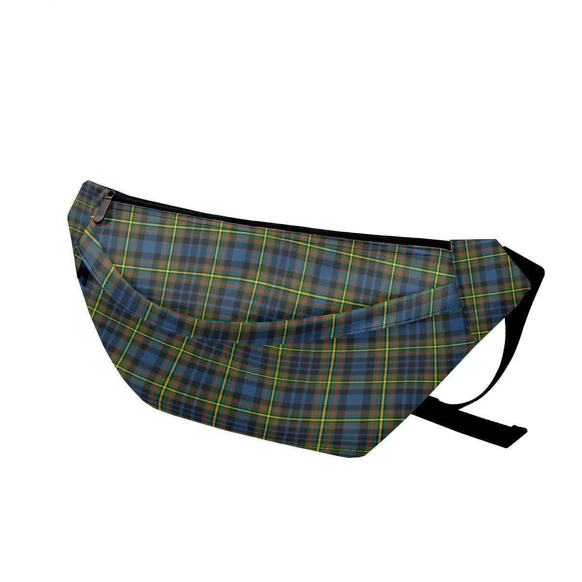 ScotsTee Shop Scottish MacLellan Ancient Clan Tartan Fanny Pack Plaid Waist Bag