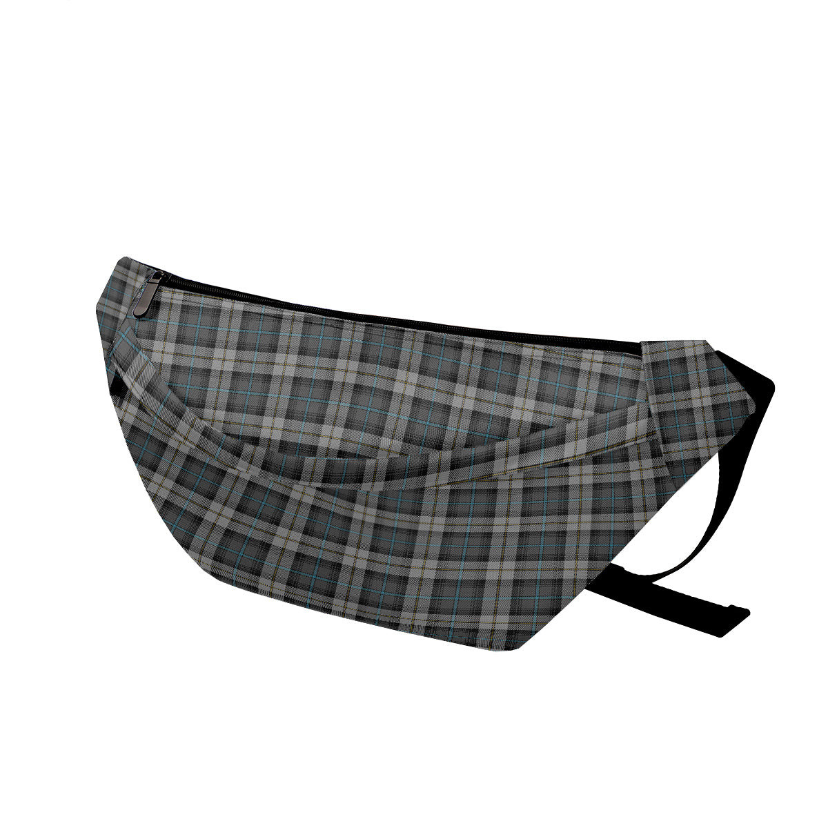 ScotsTee Shop Scottish McCandlish Dress Grey Clan Tartan Fanny Pack Plaid Waist Bag