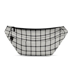 ScotsTee Shop Scottish MacFarlane Black White Ancient Clan Tartan Fanny Pack Plaid Waist Bag