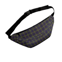 ScotsTee Shop Scottish McLellan Modern Clan Tartan Fanny Pack Plaid Waist Bag