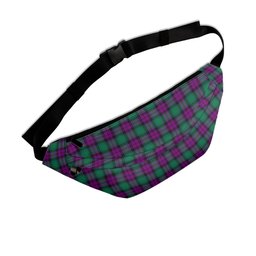 ScotsTee Shop Scottish MacArthur Milton Clan Tartan Fanny Pack Plaid Waist Bag