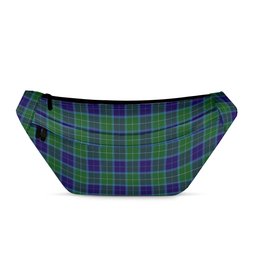 ScotsTee Shop Scottish Wallace Blue Clan Tartan Fanny Pack Plaid Waist Bag