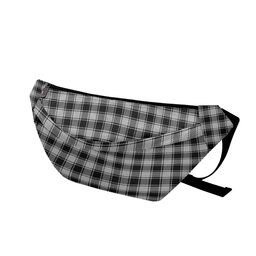 ScotsTee Shop Scottish MacPhee Black and White Clan Tartan Fanny Pack Plaid Waist Bag