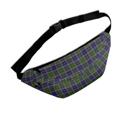 ScotsTee Shop Scottish MacGiboney or MacGibboney Clan Tartan Fanny Pack Plaid Waist Bag
