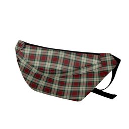 ScotsTee Shop Scottish Rose White Dress Clan Tartan Fanny Pack Plaid Waist Bag