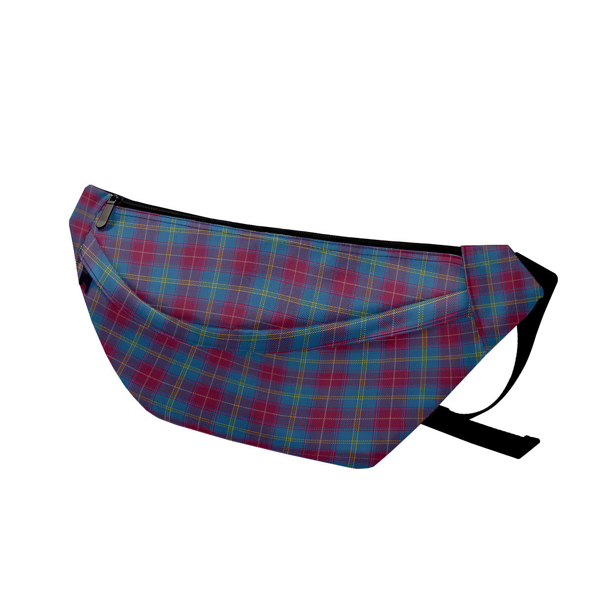 ScotsTee Shop Scottish Yarns to Yearn For Clan Tartan Fanny Pack Plaid Waist Bag