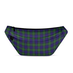 ScotsTee Shop Scottish MacKinlay Modern Clan Tartan Fanny Pack Plaid Waist Bag