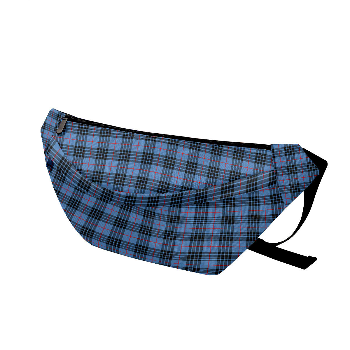 ScotsTee Shop Scottish McKay Blue Clan Tartan Fanny Pack Plaid Waist Bag