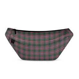 ScotsTee Shop Scottish MacFarlane Hunting Modern Clan Tartan Fanny Pack Plaid Waist Bag
