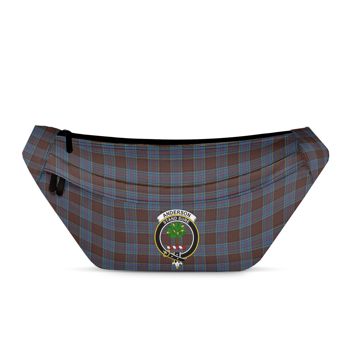 ScotsTee Shop Scottish Anderson Highland Society of London Clan Crest Tartan Fanny Pack Plaid Waist Bag