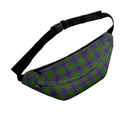 ScotsTee Shop Scottish Adam Clan Crest Tartan Fanny Pack Plaid Waist Bag