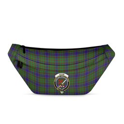 ScotsTee Shop Scottish Adam Clan Crest Tartan Fanny Pack Plaid Waist Bag