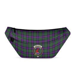 ScotsTee Shop Scottish Armstrong Modern Clan Crest Tartan Fanny Pack Plaid Waist Bag