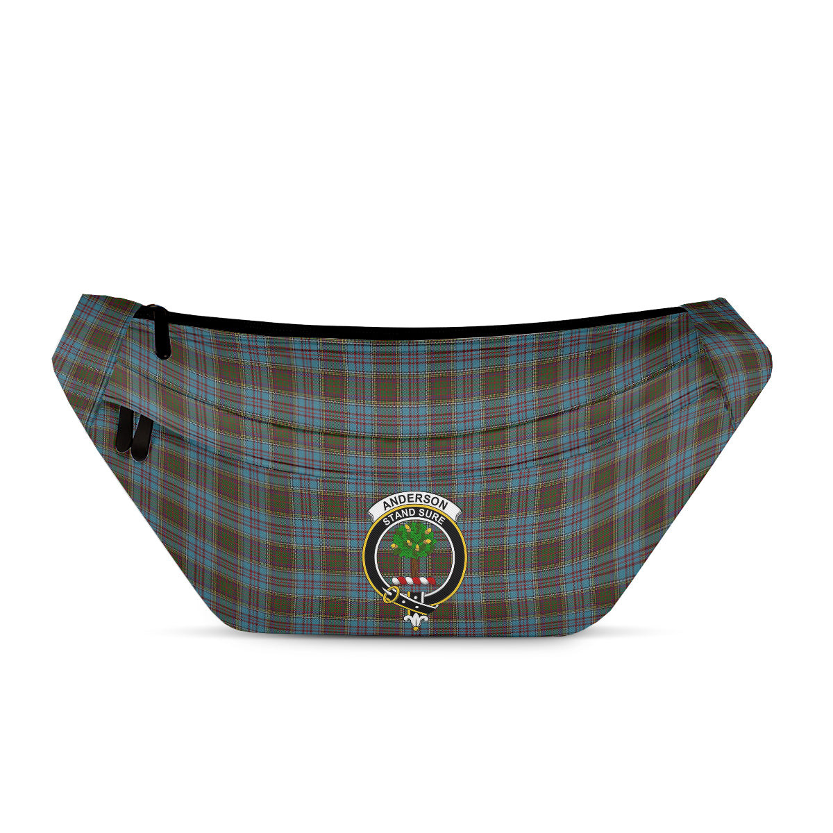 ScotsTee Shop Scottish Anderson Clan Crest Tartan Fanny Pack Plaid Waist Bag