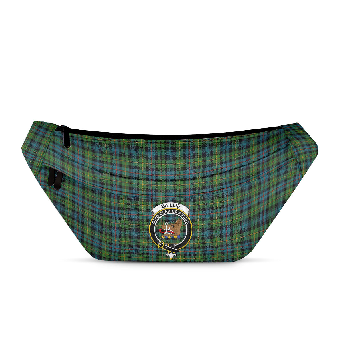 ScotsTee Shop Scottish Baillie Ancient Clan Crest Tartan Fanny Pack Plaid Waist Bag