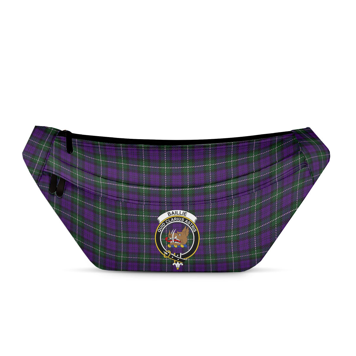 ScotsTee Shop Scottish Baillie Highland Society Clan Crest Tartan Fanny Pack Plaid Waist Bag