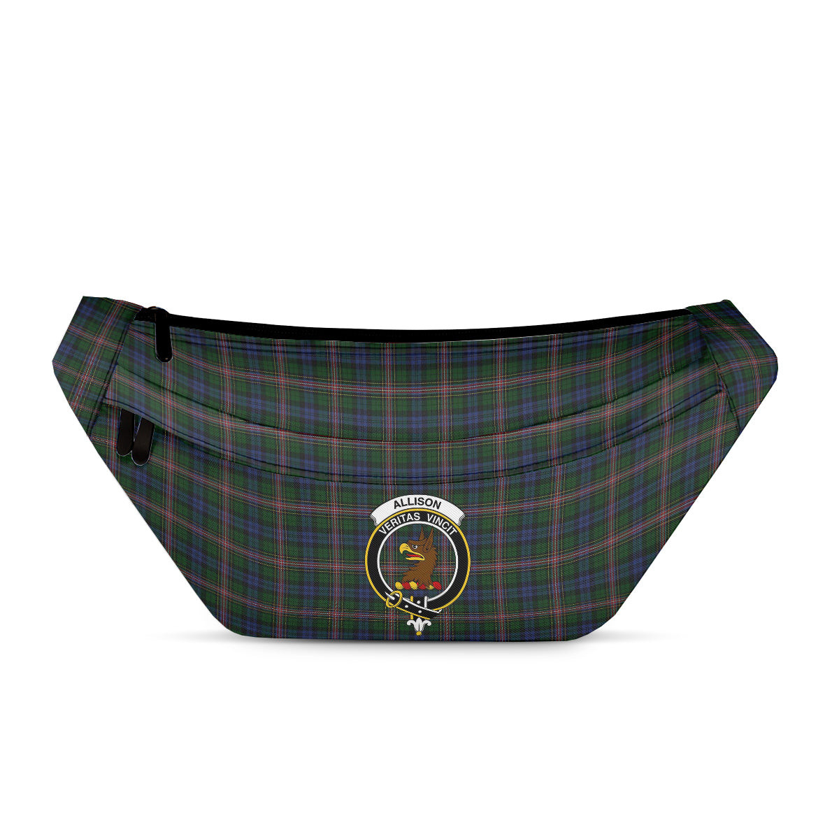 ScotsTee Shop Scottish Alison Clan Crest Tartan Fanny Pack Plaid Waist Bag