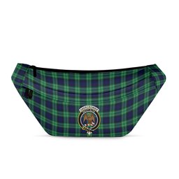ScotsTee Shop Scottish Abercrombie SC Clan Crest Tartan Fanny Pack Plaid Waist Bag
