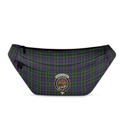 ScotsTee Shop Scottish Abercrombie Wilsons Clan Crest Tartan Fanny Pack Plaid Waist Bag