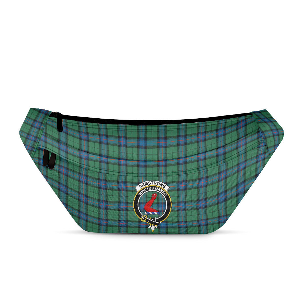 ScotsTee Shop Scottish Armstrong Ancient Clan Crest Tartan Fanny Pack Plaid Waist Bag