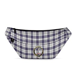 ScotsTee Shop Scottish Alexander of Menstry Dress Modern Clan Crest Tartan Fanny Pack Plaid Waist Bag