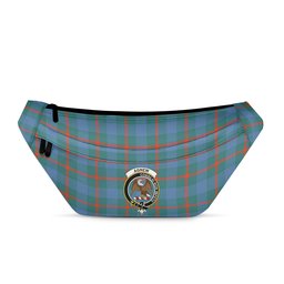 ScotsTee Shop Scottish Agnew Ancient Clan Crest Tartan Fanny Pack Plaid Waist Bag