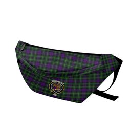 ScotsTee Shop Scottish Abercrombie Wilsons No 2-64 Clan Crest Tartan Fanny Pack Plaid Waist Bag